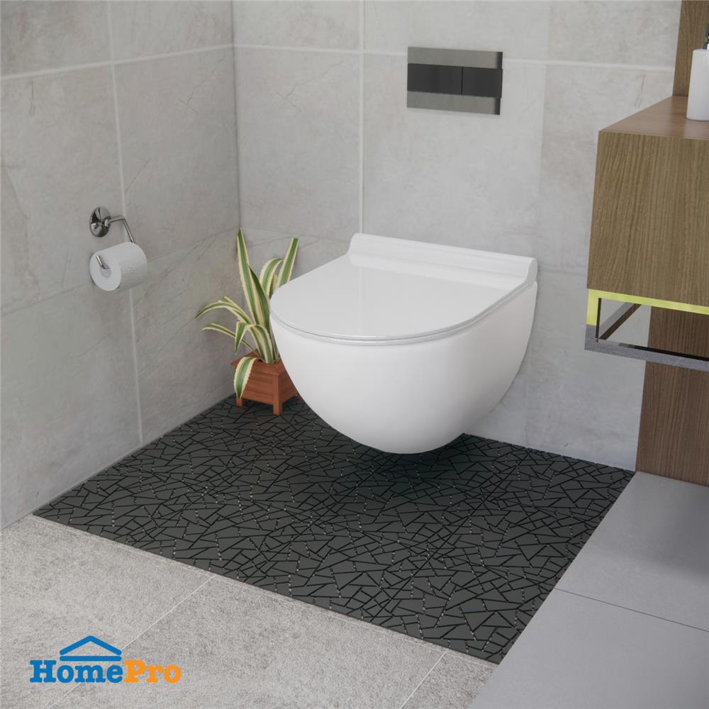 แผ่นกันลื่น HOME LIVING STYLE DIAMOND 27.5X27.5 ซม. สีเทา