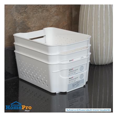 ตะกร้าเก็บของซ้อนได้ 15.7x21x9 ซม.MONO_4