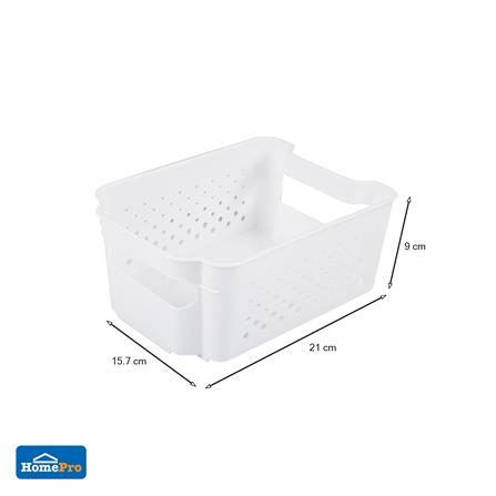 ตะกร้าเก็บของซ้อนได้ 15.7x21x9 ซม.MONO_5