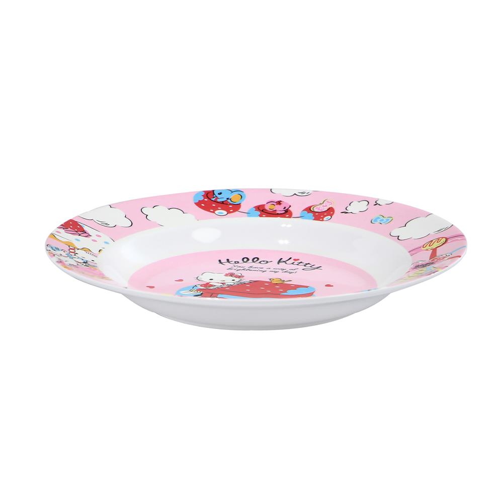 จานเมลามีนลึก 9 นิ้ว SUPERWARE KITTY MY DAY