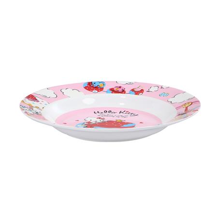 จานเมลามีนลึก 9 นิ้ว SUPERWARE KITTY MY DAY