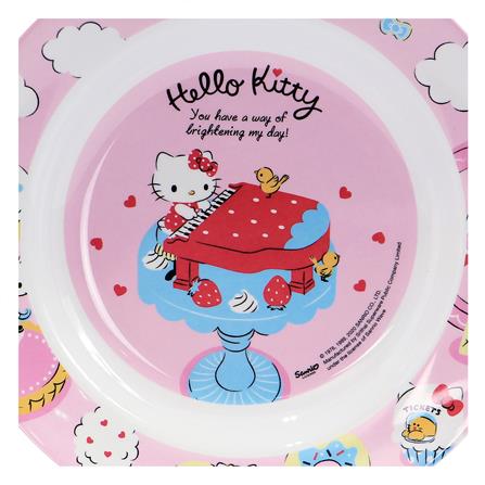 จานเมลามีนลึก 9 นิ้ว SUPERWARE KITTY MY DAY_2