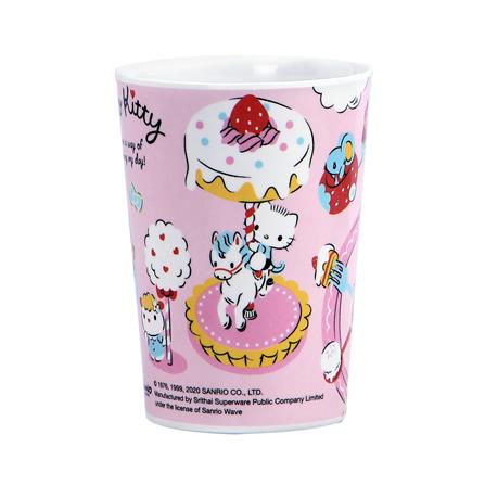 แก้วน้ำเมลามีน 400 มล. SUPERWARE KITTY MY DAY_2