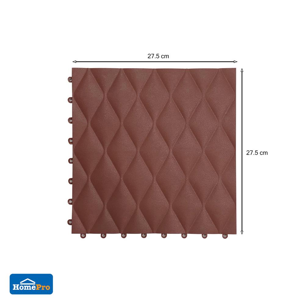 แผ่นกันลื่น HOME LIVING STYLE ELLA 27.5X27.5 ซม. สีโอ๊ค