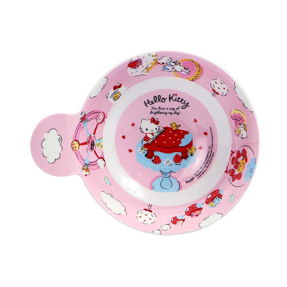 ชามเมลามีนมีที่จับ 4.5 นิ้ว SUPERWARE KITTY MY DAY