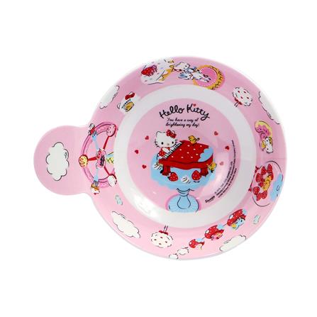 ชามเมลามีนมีที่จับ 4.5 นิ้ว SUPERWARE KITTY MY DAY_1