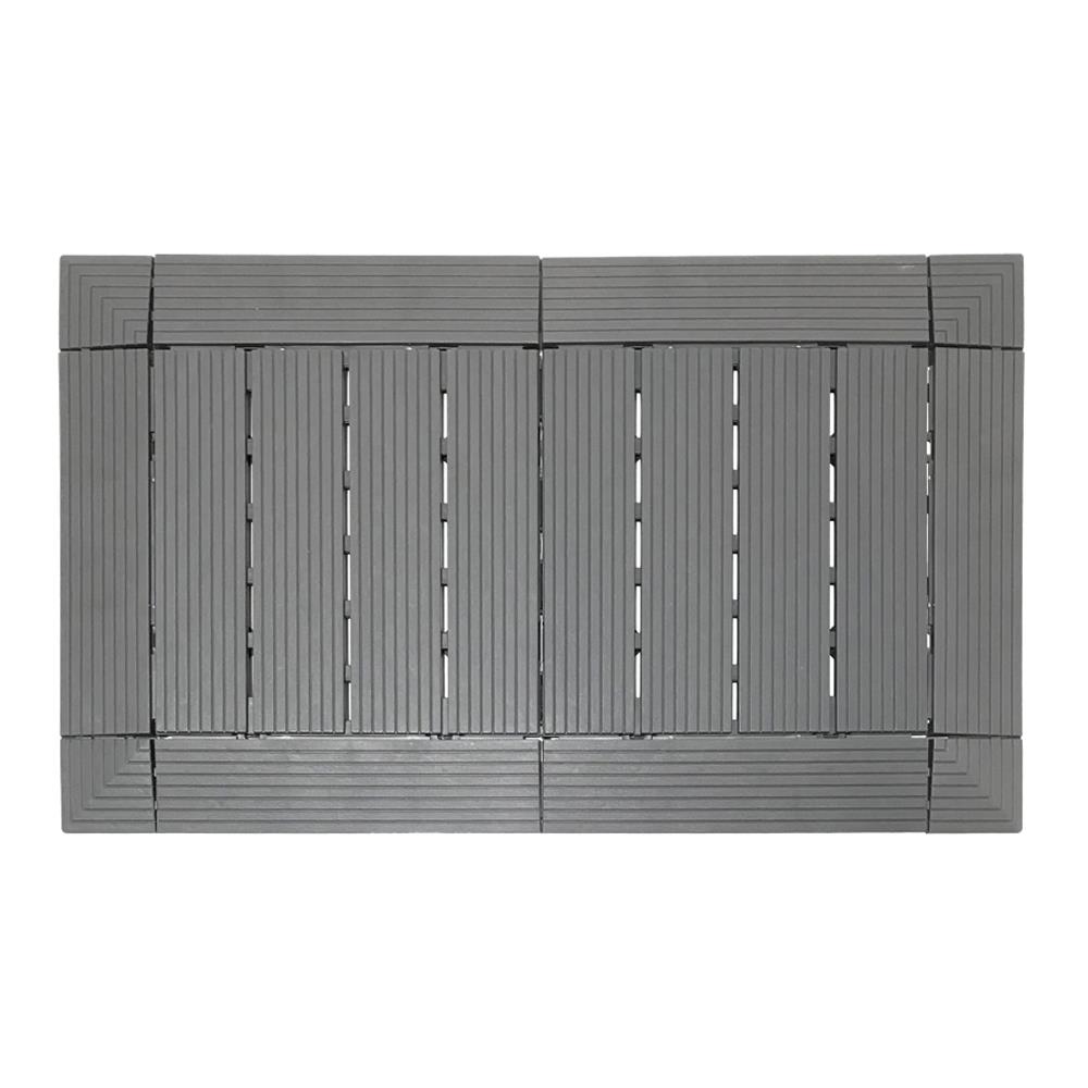 แผ่นกันลื่น HOME LIVING STYLE SHUTTER 45x75 ซม. สีเทา