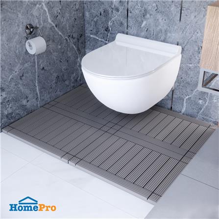 แผ่นกันลื่น HOME LIVING STYLE SHUTTER 45x75 ซม. สีเทา_3