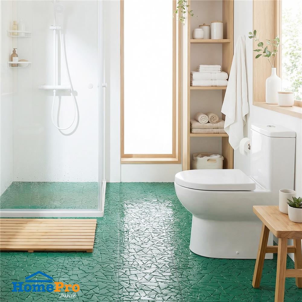 แผ่นกันลื่น ME LIVING DIAMOND 27.5X27.5 ซม. สีเขียว