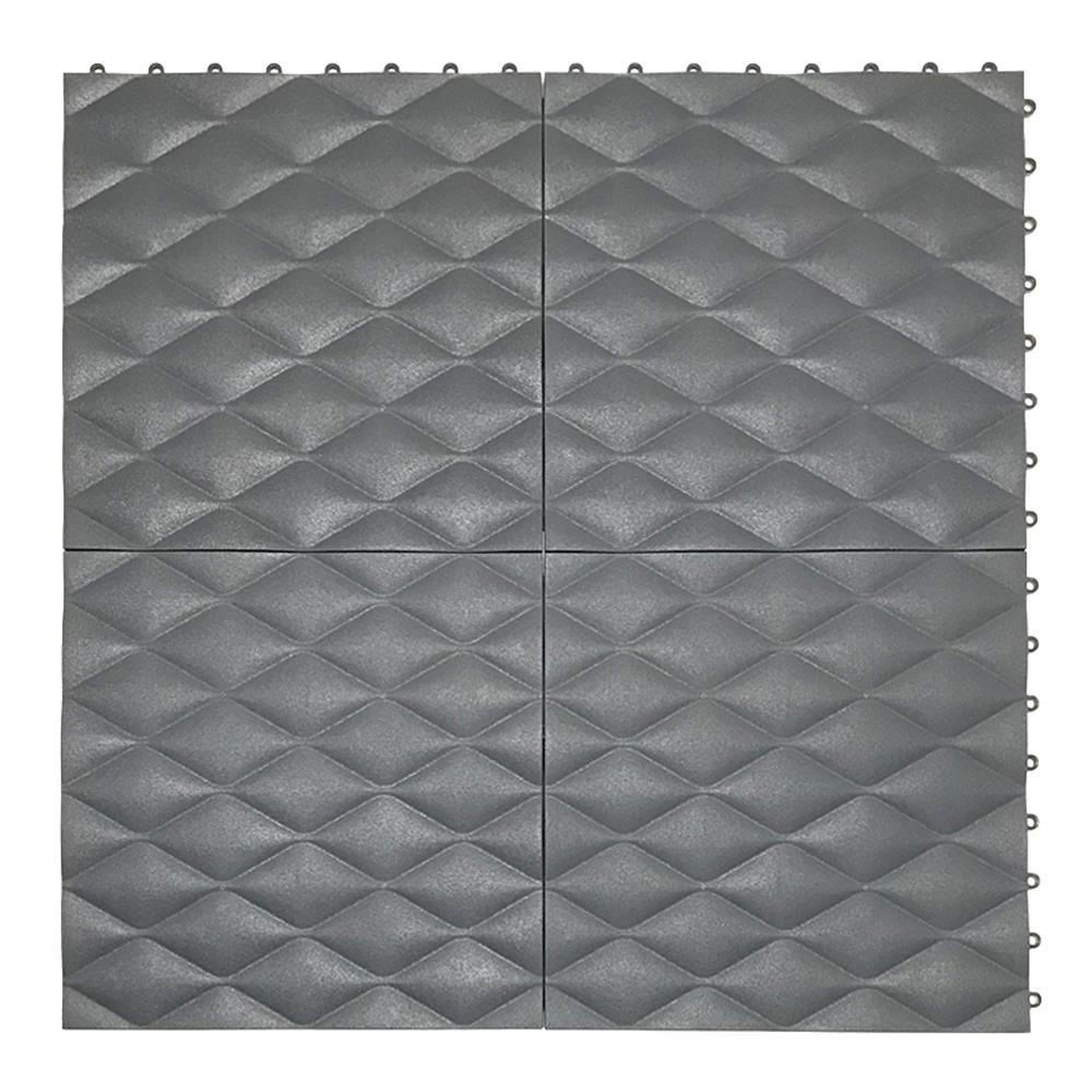 แผ่นกันลื่น HOME LIVING STYLE ELLA 27.5X27.5 ซม. สีเทา