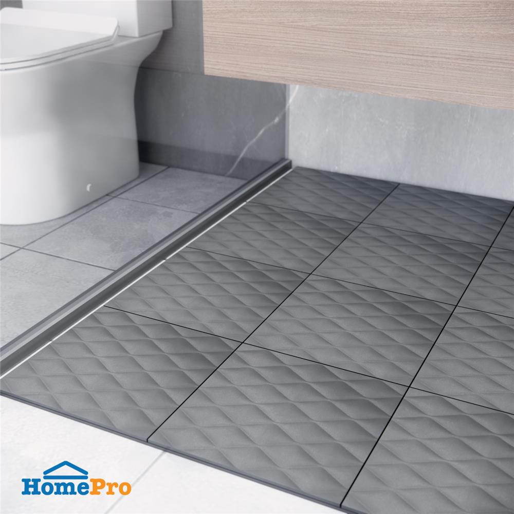 แผ่นกันลื่น HOME LIVING STYLE ELLA 27.5X27.5 ซม. สีเทา