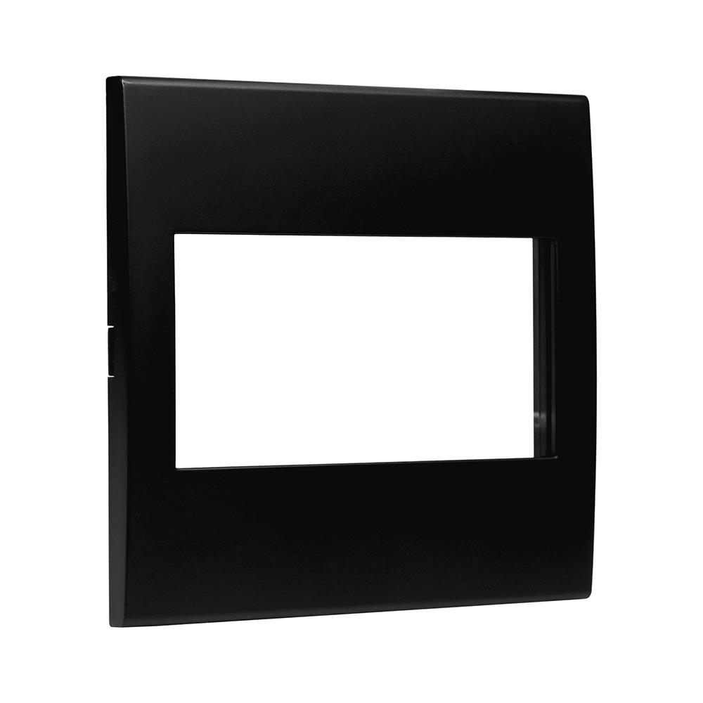 หน้ากาก 3 ช่อง HACO W1813-SBL สีแม็ทดาร์ค