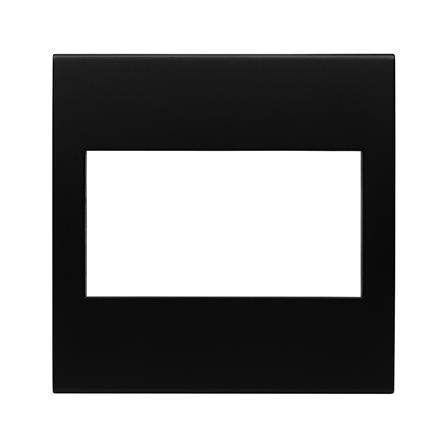 หน้ากาก 3 ช่อง HACO W1813-SBL สีแม็ทดาร์ค