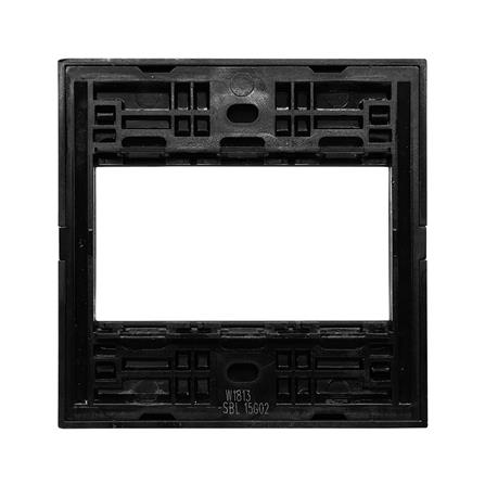 หน้ากาก 3 ช่อง HACO W1813-SBL สีแม็ทดาร์ค_2