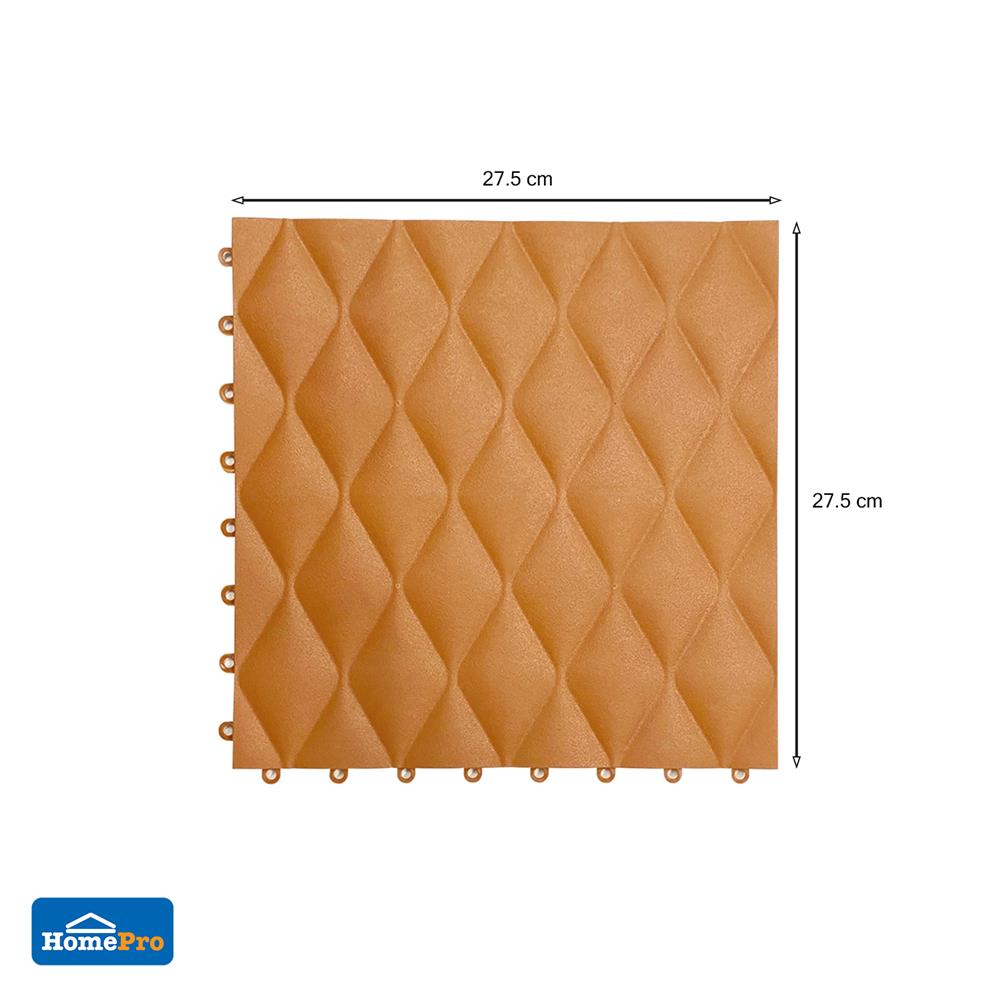 แผ่นกันลื่น ME LIVING ELLA 27.5X27.5 ซม. สีน้ำตาลอ่อน