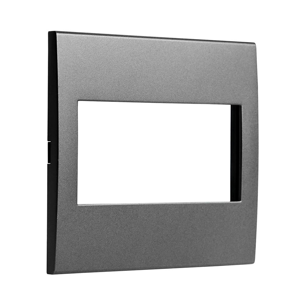 หน้ากาก 3 ช่อง HACO W1813-MSB สีแม็ทแกร์