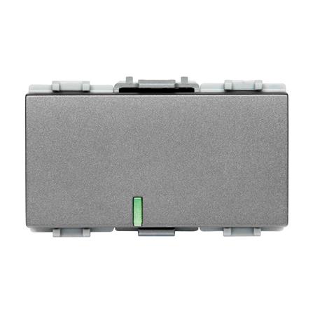 สวิตช์ 1 ทาง HACO W2511C-MSB ขนาด 3 ช่อง สีแม็ทแกร