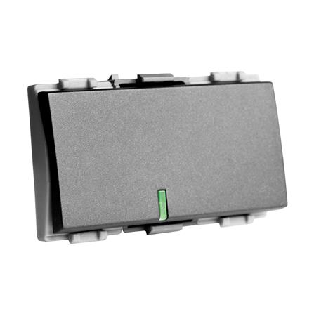 สวิตช์ 1 ทาง HACO W2511C-MSB ขนาด 3 ช่อง สีแม็ทแกร_1