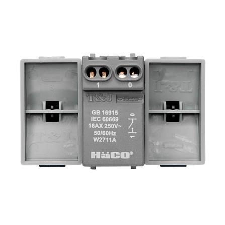 สวิตช์ 1 ทาง HACO W2511C-MSB ขนาด 3 ช่อง สีแม็ทแกร_3