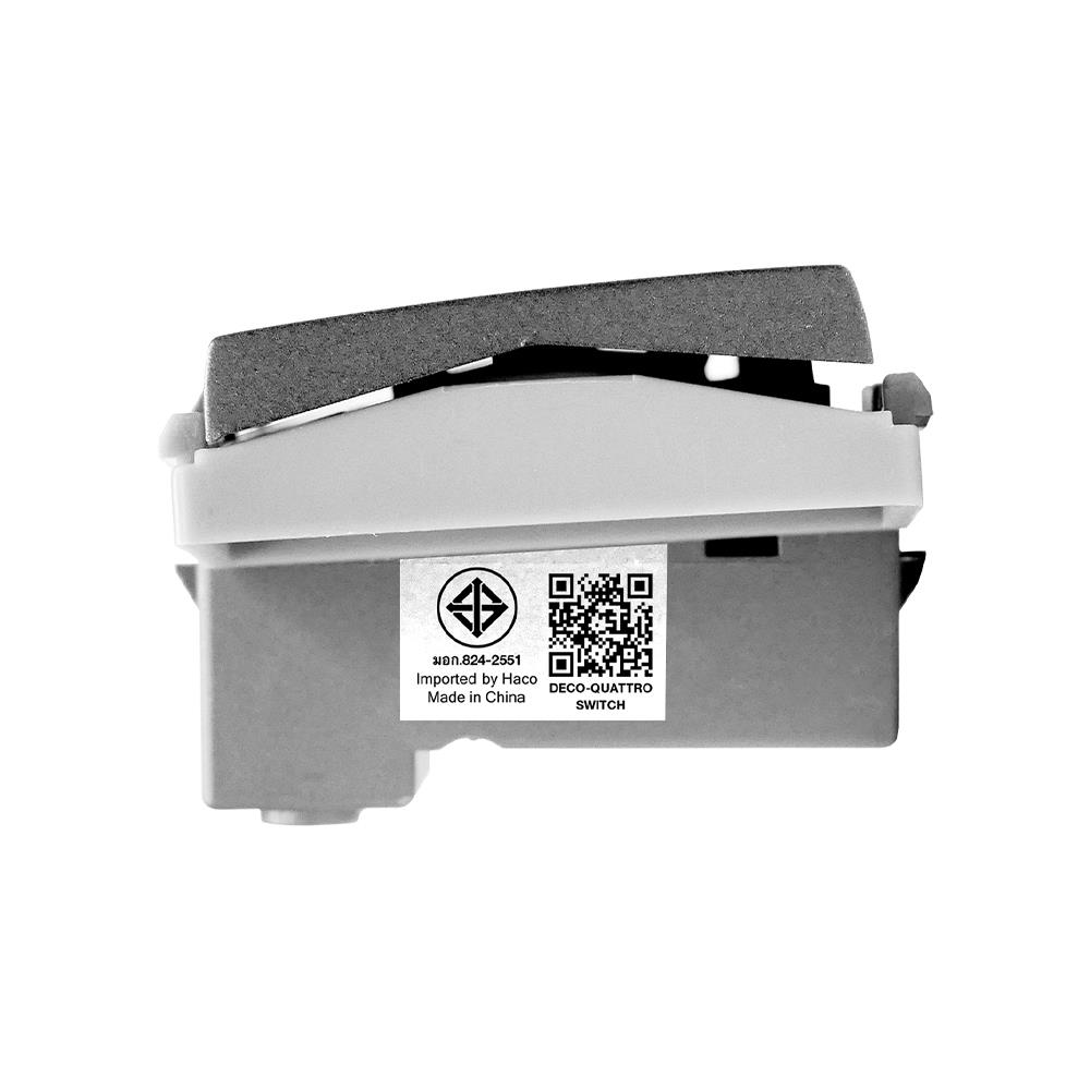 สวิตช์ 2 ทาง HACO W2511CA-2-MSB ขนาด 3 ช่อง สีแม็ทแกร