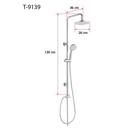 ฝักบัว RAIN SHOWER LUZERN T-9139_1