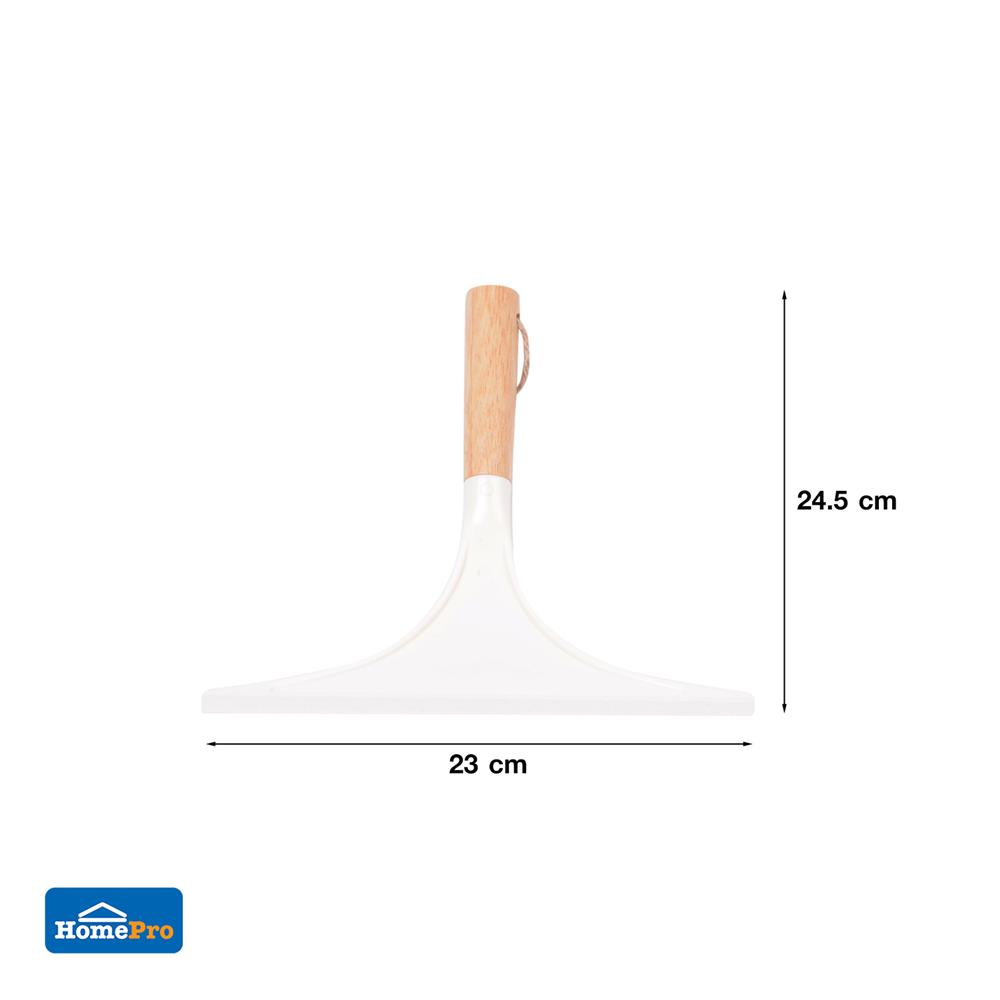 ยางรีดน้ำพลาสติก/ไม้ไผ่ ACCO MOKU 9 นิ้ว สีขาว