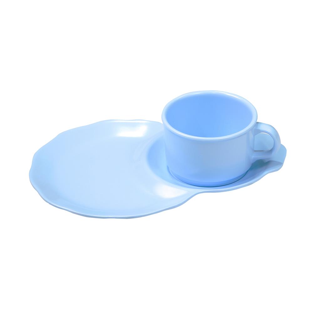 ชุดอาหารว่าง SUPERWARE SNACKS SET 2 ชิ้น สีฟ้า