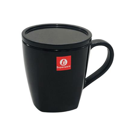 ถ้วยหูเมลามีน 198 มล. SUPERWARE NEW BLACK_0