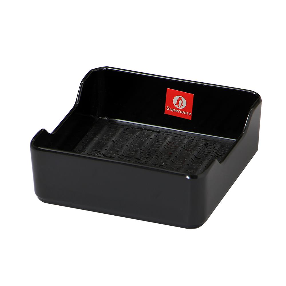 ถาดอาหาร SUPERWARE SUKI YAKI 4.25 นิ้ว สีดำ