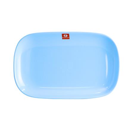 จานเปลเมลามีนเหลี่ยม 9.5 นิ้ว SUPERWARE BLUE