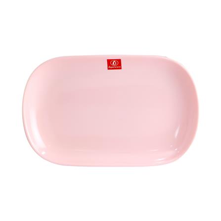จานเปลเมลามีนเหลี่ยม 8.5 นิ้ว SUPERWARE PINK