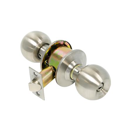 ลูกบิดห้องน้ำ CITY FLA05CN2022BKSSPK หัวกลม สีสเตนเลส_1