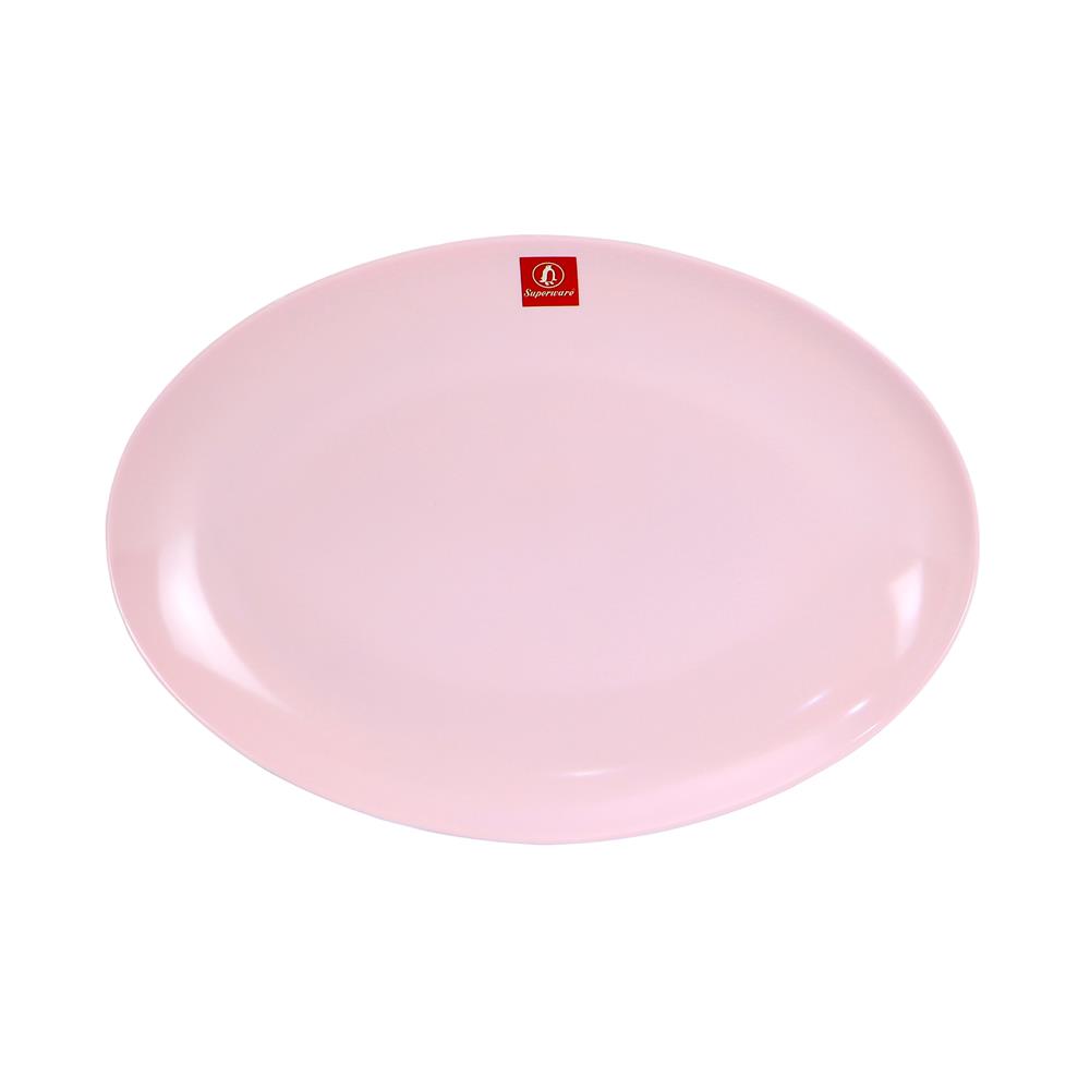 จานเปลเมลามีน 10.5 นิ้ว SUPERWARE PINK