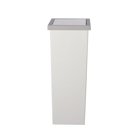 ถังขยะเหลี่ยมฝาสวิง ACCO Slim ขนาด 20L  สีขาว/เทา_1
