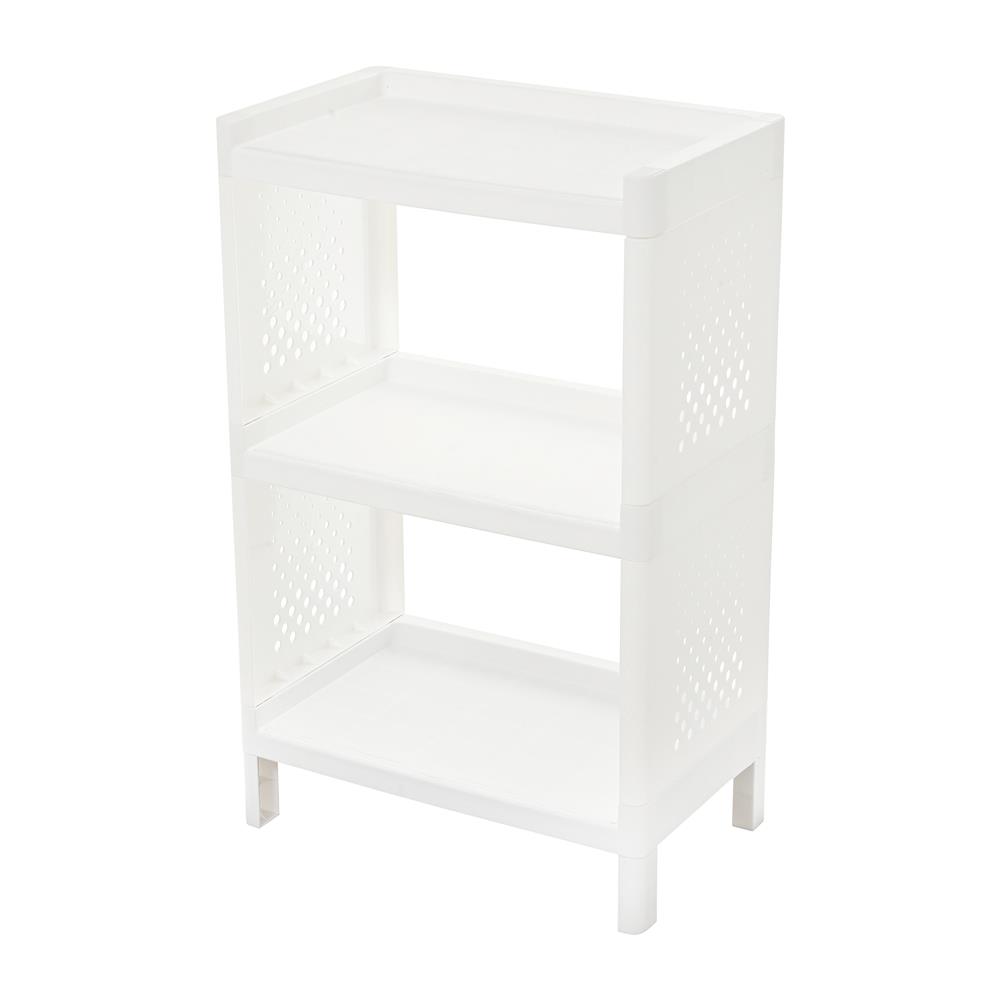 ชั้นวางของ 3 ชั้น STACKO MONO 48x30x76 ซม. สีขาว