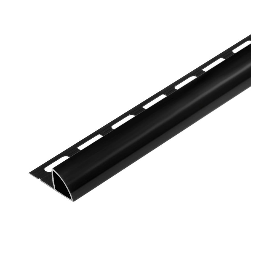 คิ้วอะลูมิเนียมแบบโค้ง HOME 13 มม. 2 ม. สีดำ