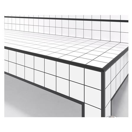 คิ้วอะลูมิเนียมแบบโค้ง HOME 13 มม. 2 ม. สีดำ_1