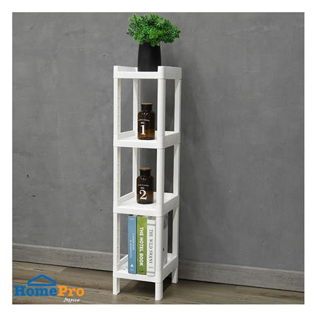 ชั้นวางของแคบ 4 ชั้น STACKO MONO 24x30x107 ซม. สีขาว_2