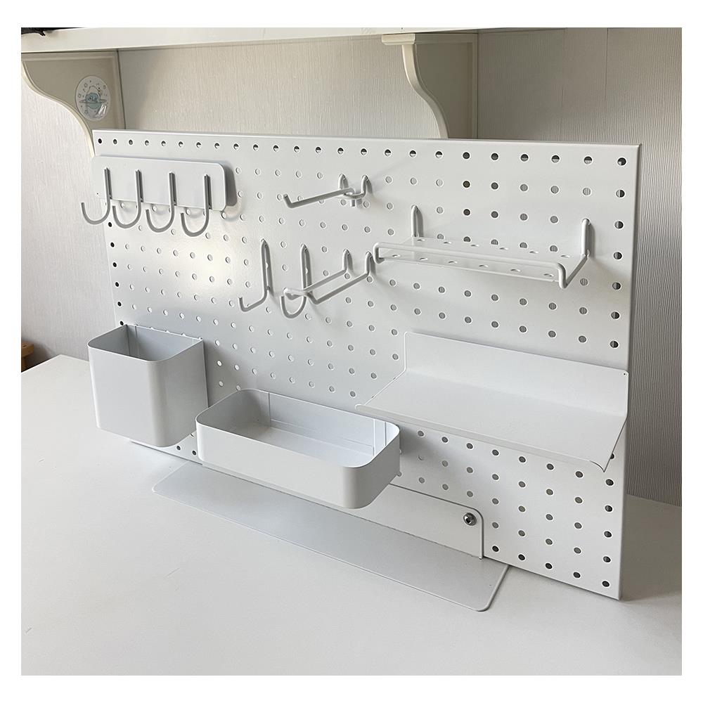 ถาดวางของเหล็กรูกลม STACKO 8x5.5x4 ซม. สีขาว