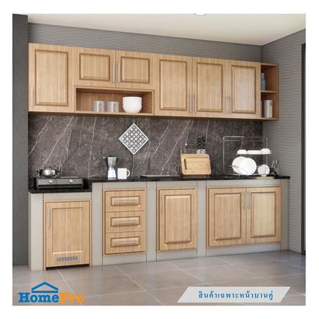 หน้าบานคู่ CABIN FURRY 80x60 ซม. สี NATURAL OAK_3