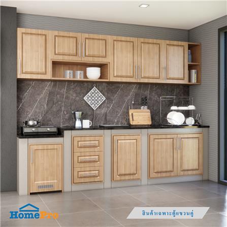 ตู้คู่ UPVC CABIN FURRY 80x35 ซม. สี NATURAL OAK_3