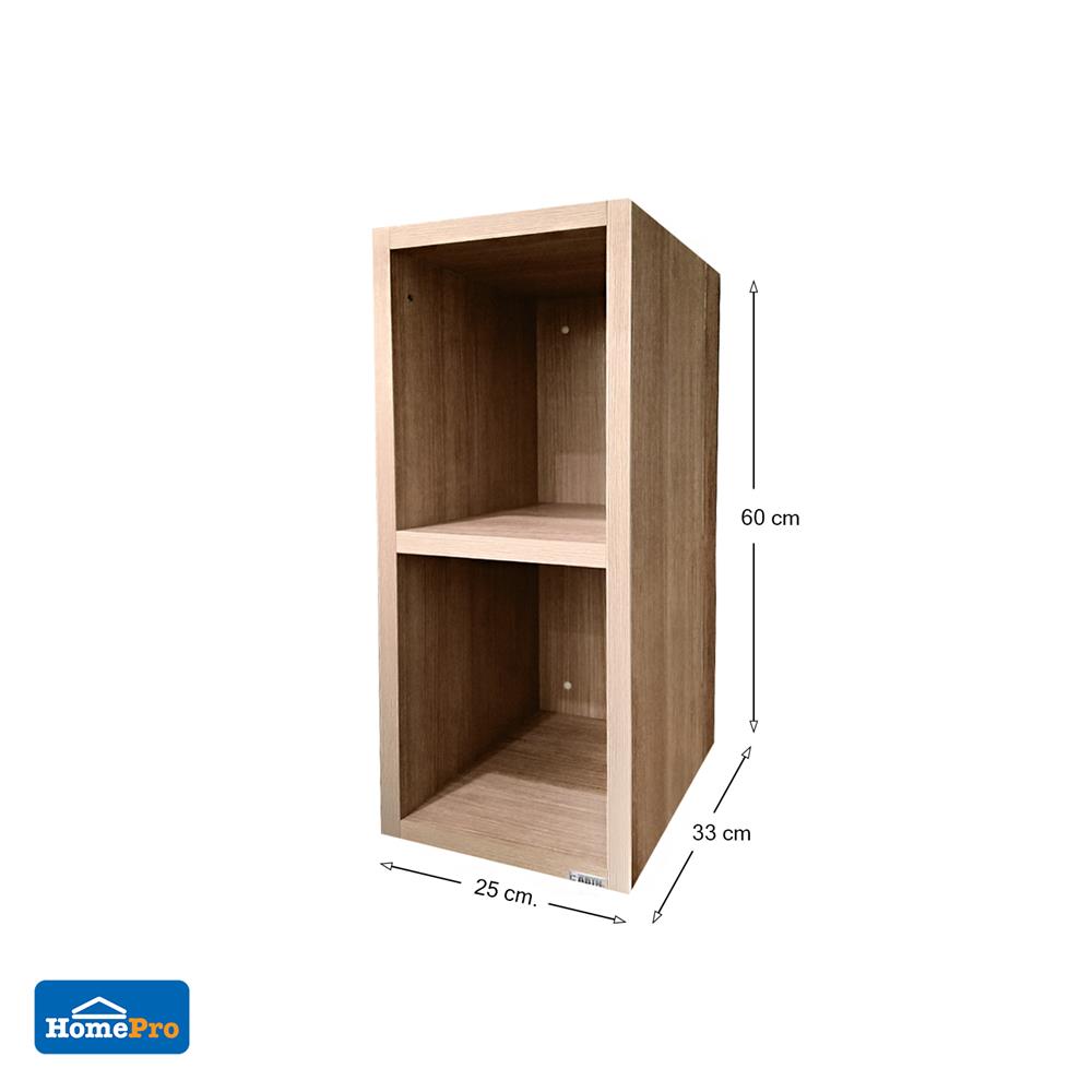 ตู้จบมุมสี่เหลี่ยม UPVC CABIN FURRY 25x60 ซม. สี NATURAL OAK