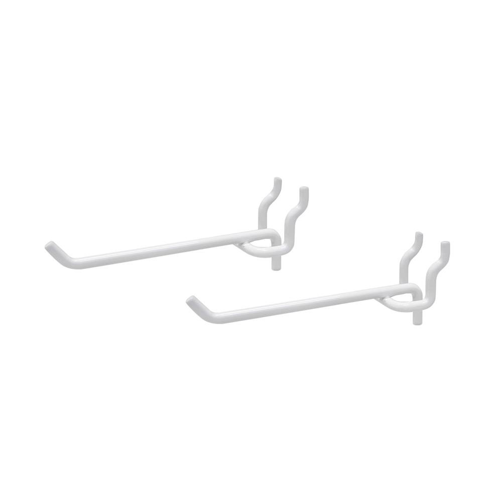 ขอแขวนเดี่ยวแบบตรง STACKO 3x10.5x3 ซม. สีขาว แพ็ก 2 ชิ้น