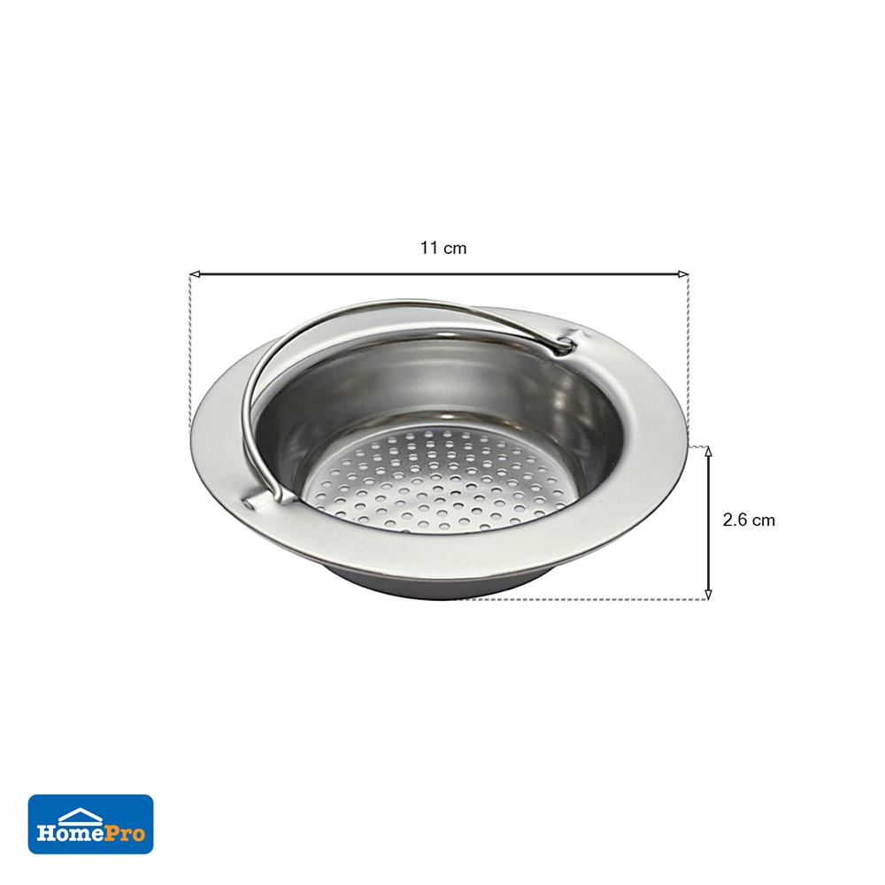 ตะกร้ากรองเศษอาหาร PARNO 14603 3.5 นิ้ว สเตนเลส