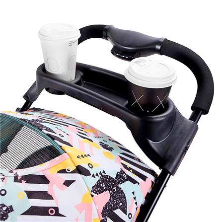 รถเข็นสัตว์เลี้ยง IBIYAYA CLOUD9 สีเทา/เขียว_3