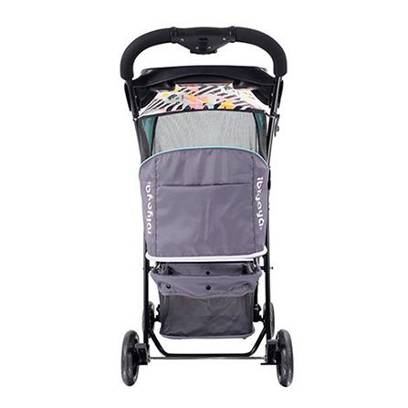 รถเข็นสัตว์เลี้ยง IBIYAYA CLOUD9 สีเทา/เขียว_6