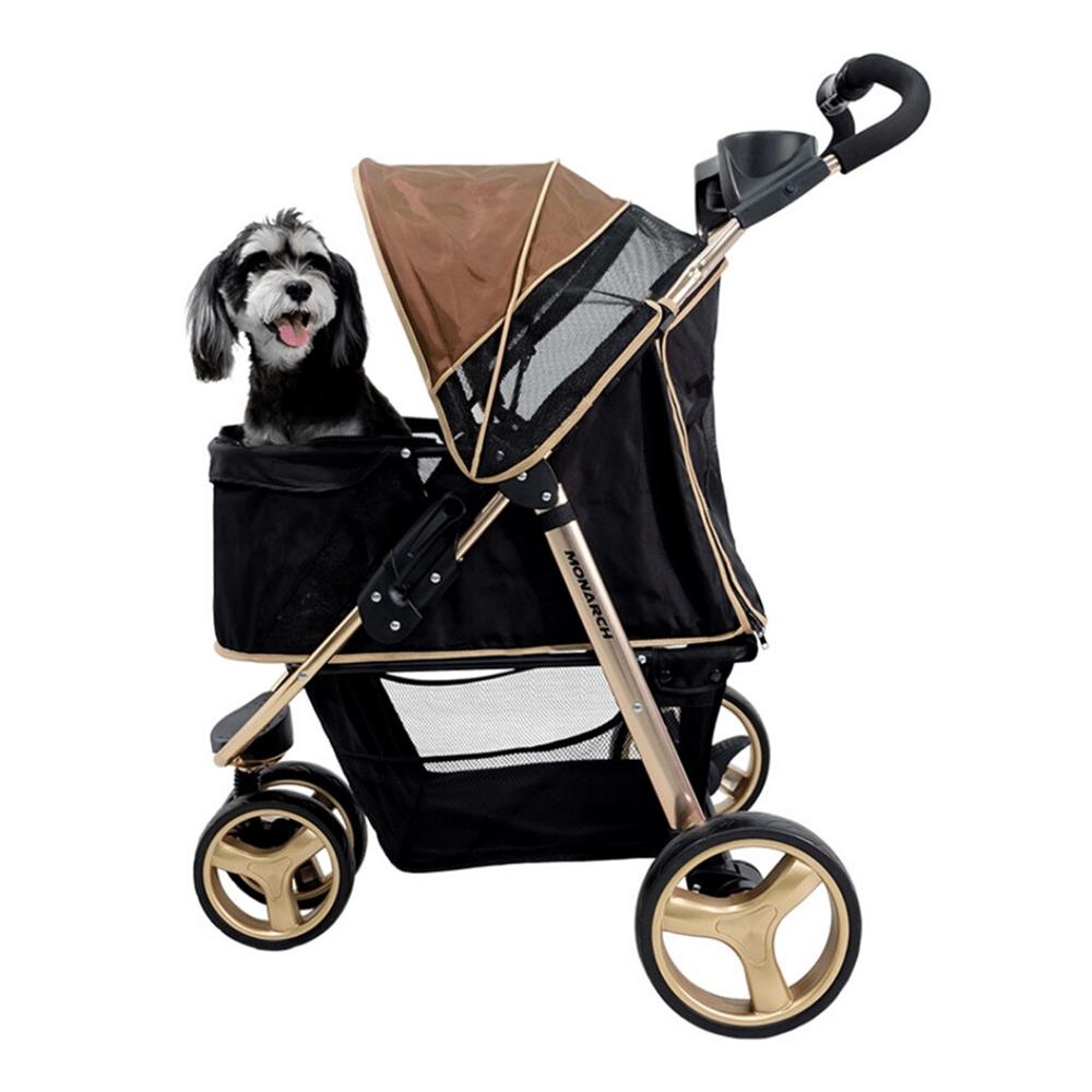 รถเข็น Ibiyaya Monarch Premium Pet Jogger Luxury Gold