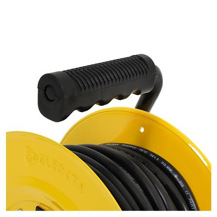 ล้อเก็บสายไฟ 4 ช่อง ELECKTA ET-SA1520 3600 วัตต์ 20 เมตร เหลือง_3