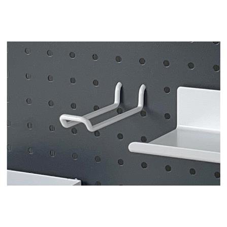 ขอแขวนคู่แบบตรง STACKO 3x10.5x3 ซม. สีขาว แพ็ก 2 ชิ้น_2