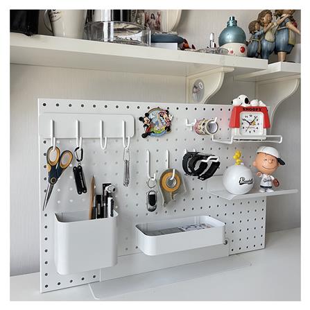 ขอแขวนคู่แบบตรง STACKO 3x10.5x3 ซม. สีขาว แพ็ก 2 ชิ้น_5